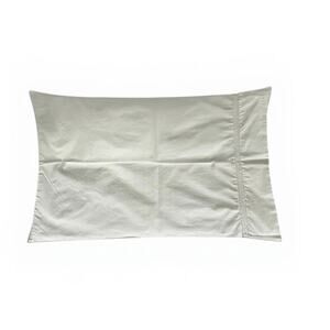 Dea Italian White Standard Pillow Case Twin Size Quiet Luxury Minimalist 20X30
